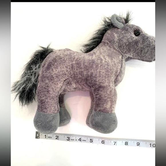 Ganz Webkinz 8” Grey Arabian Horse Plush Stuffed Animal Toy Without Code HM098 - Picture 5 of 5